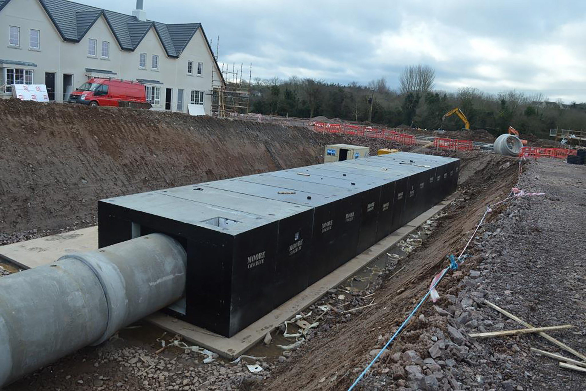culvert pipe installation